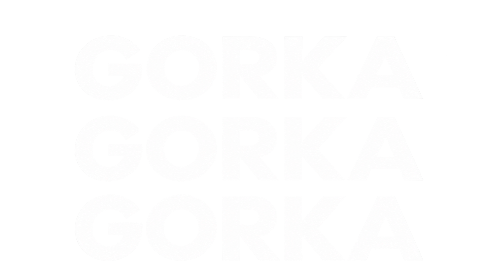 GORKA Repetido en Blanco
